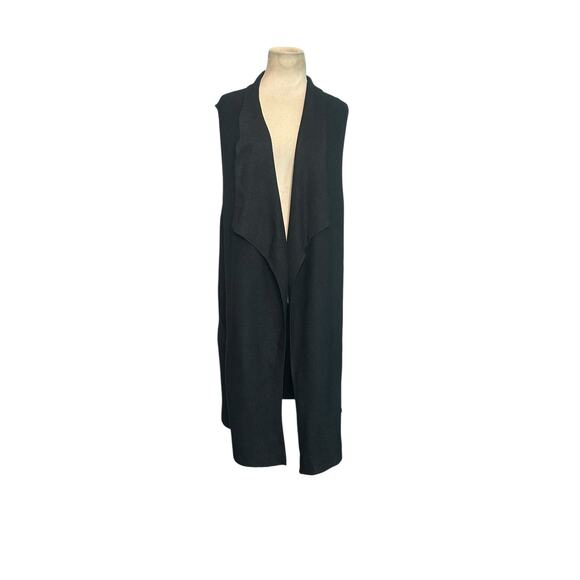 H&M gray sleeveless long knit kimono cardigan size M/L - Picture 1 of 9